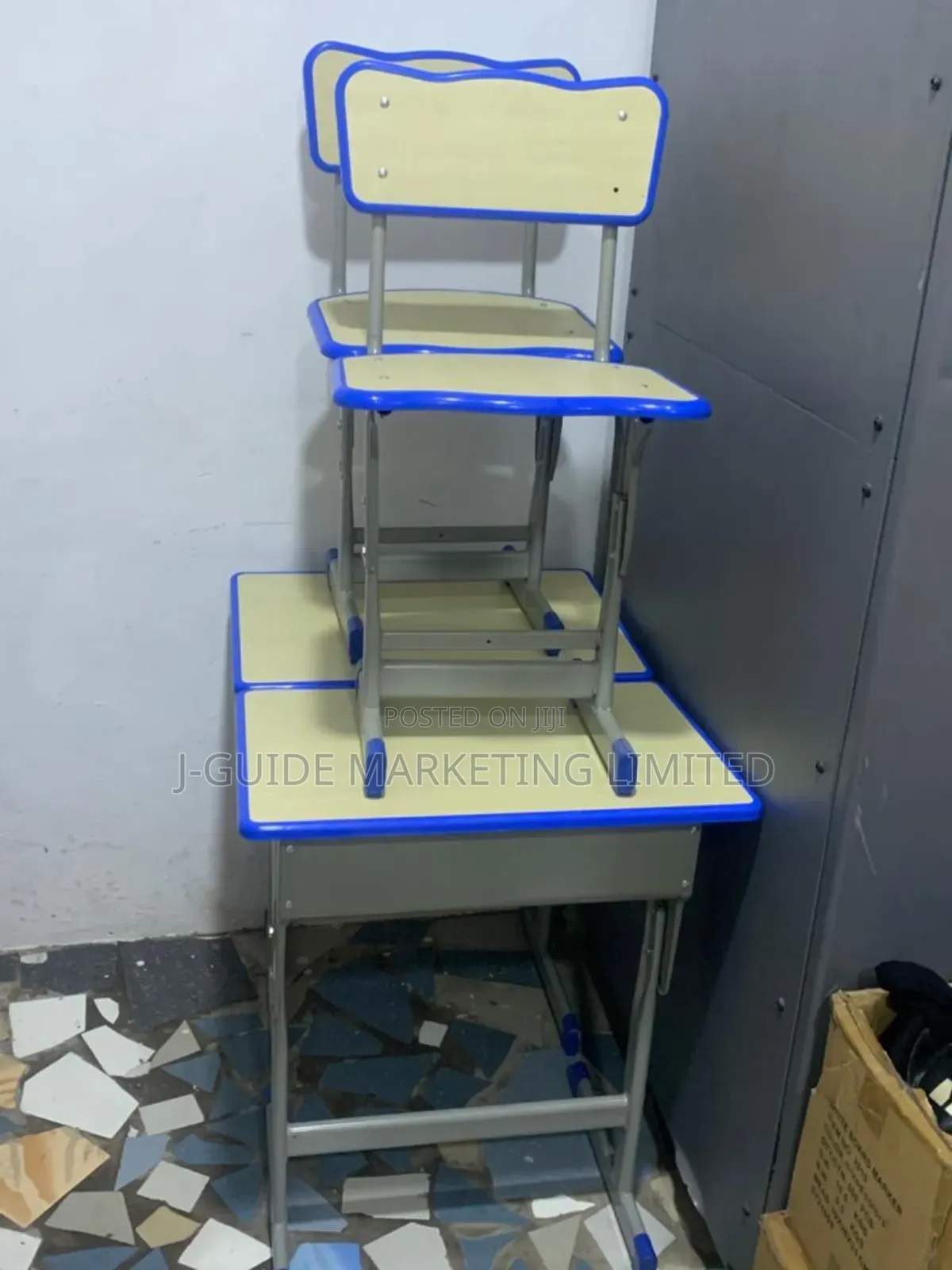 Durable Pupils’ School Desk and Chair Set