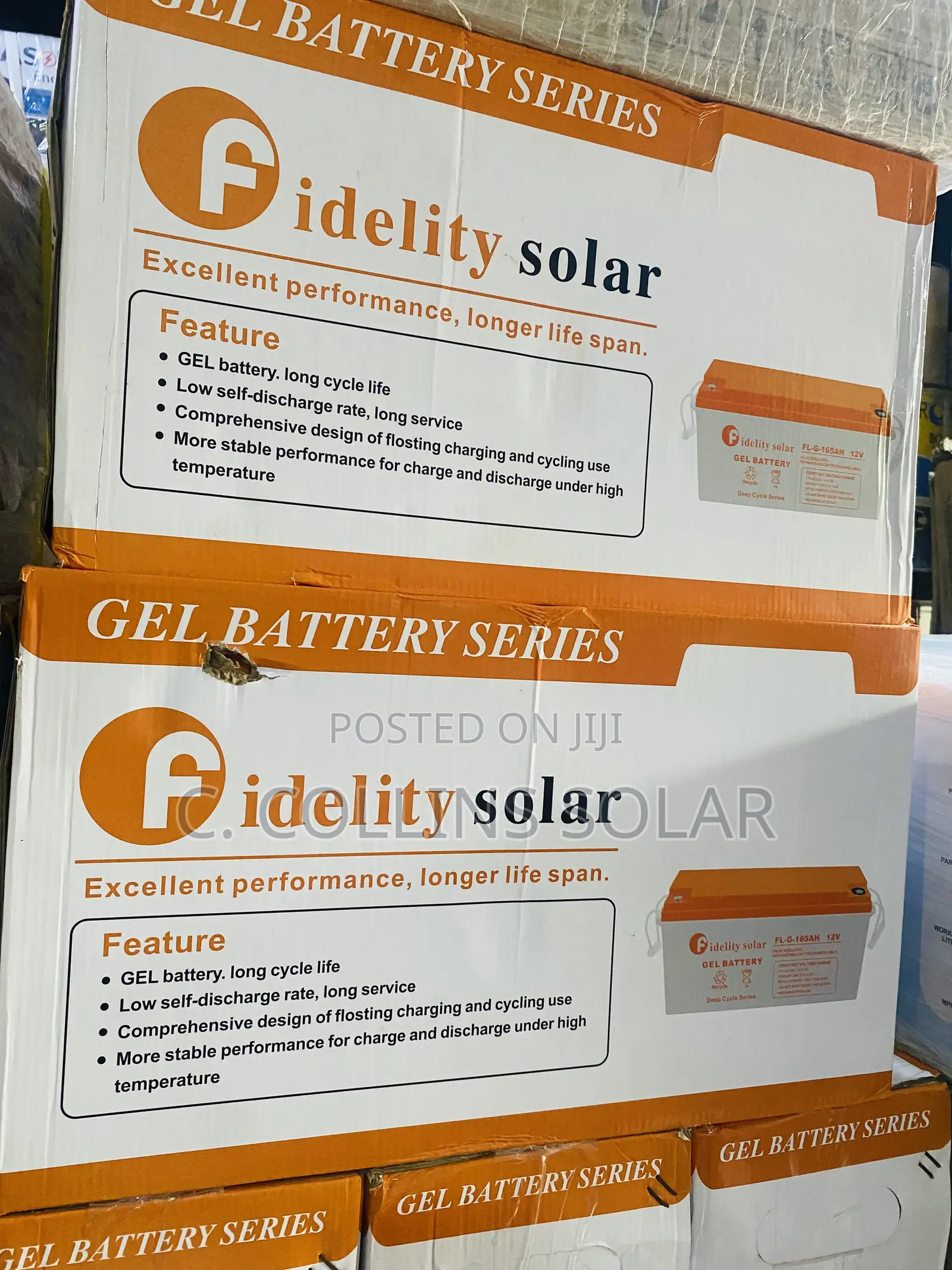 165ah Fidelity Solar Battery