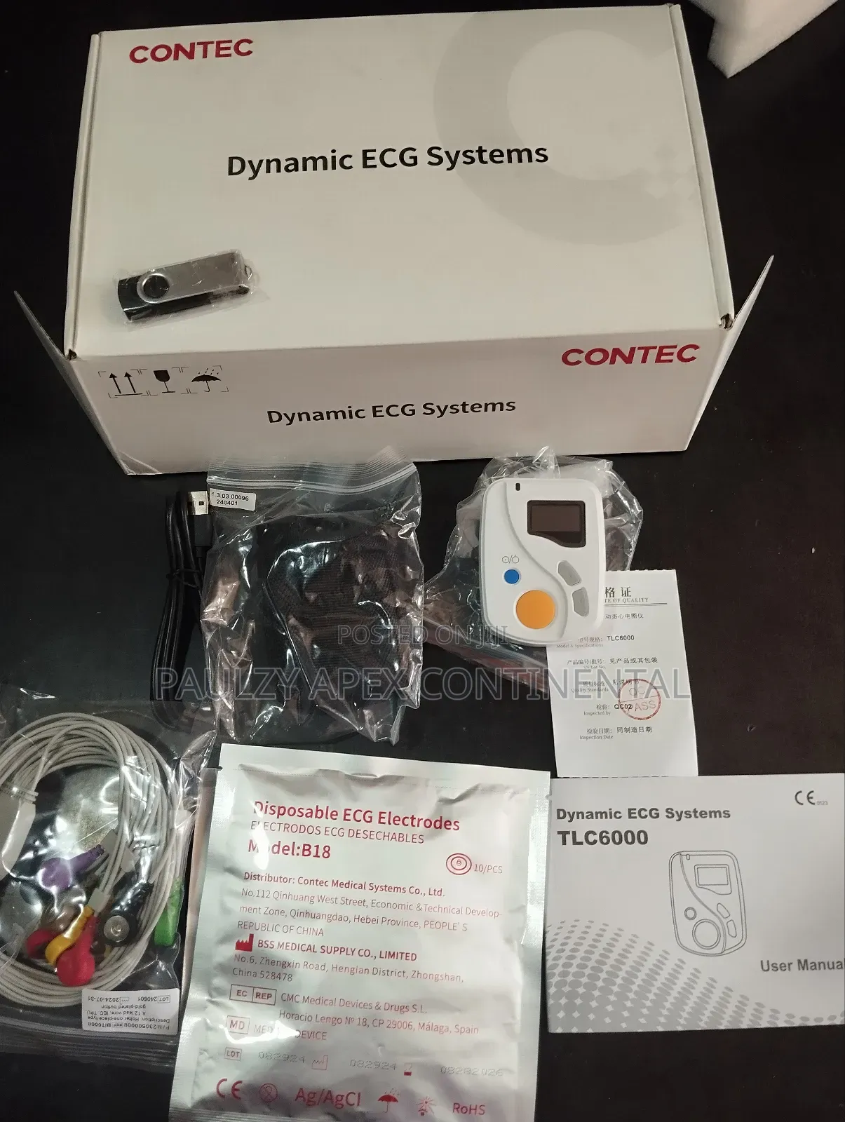 Contec Ecg Tlc6000 (12 Channel)