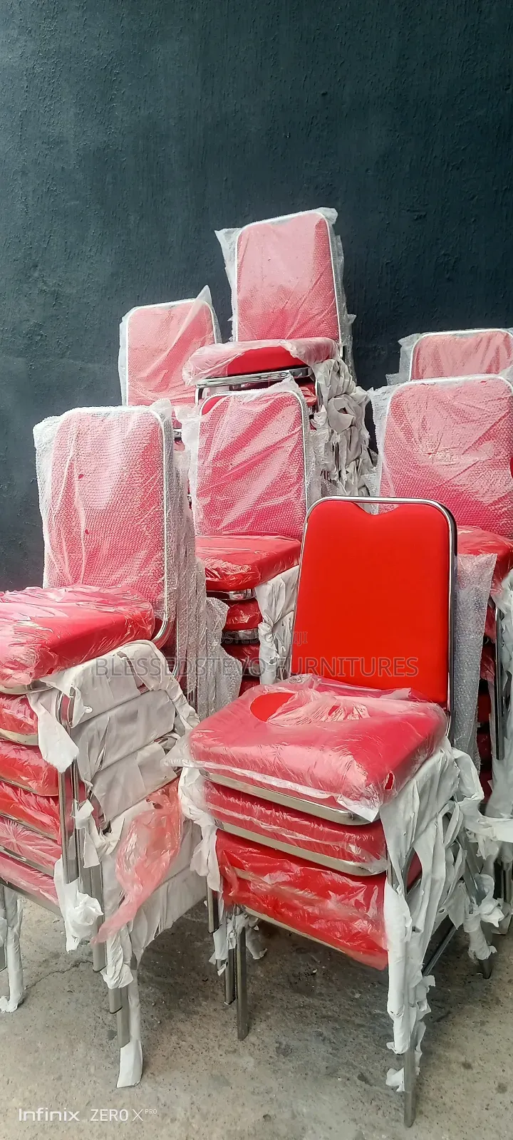 Luxury Church Chair Red Color