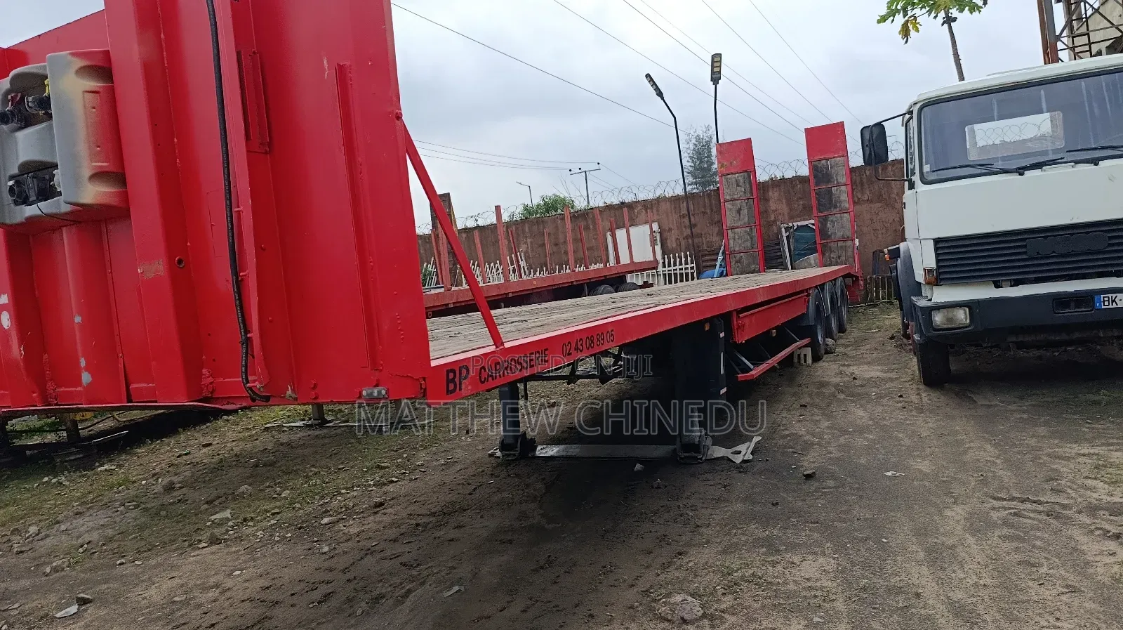 Clean Foreign Used Newly Arrived Lowbed Truck