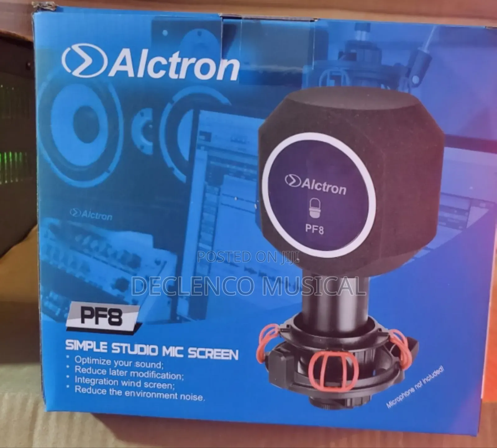 Alctron Pf8 Simple Studio Mic Screen