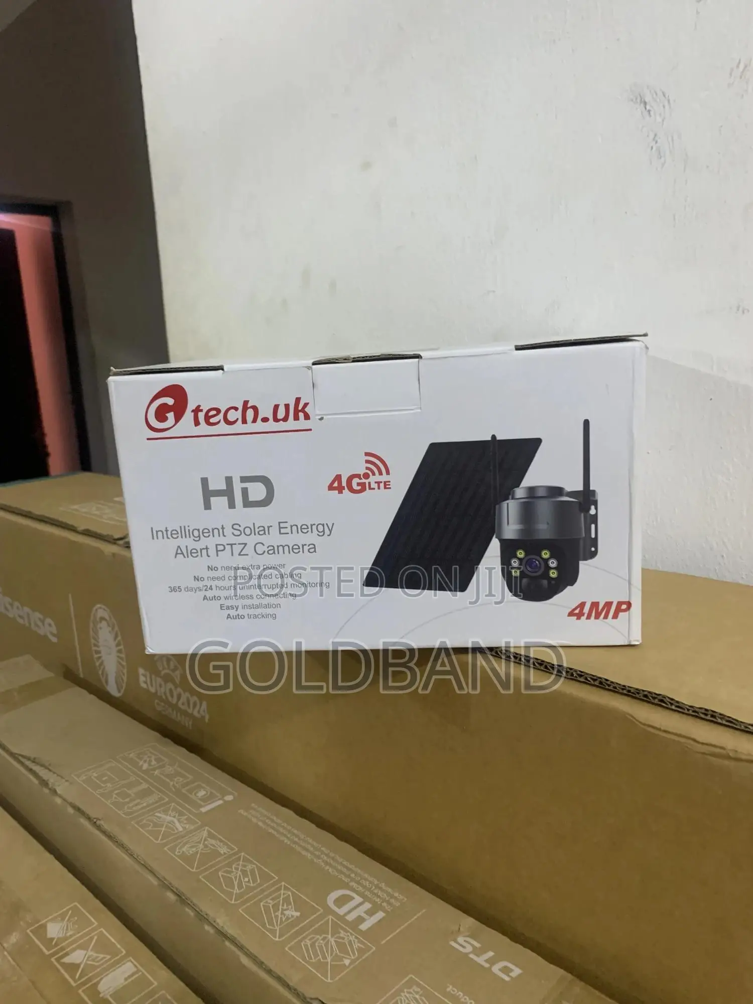Smart Solar Security Cam Hd Ptz, Night Vision, Two-Way Audio