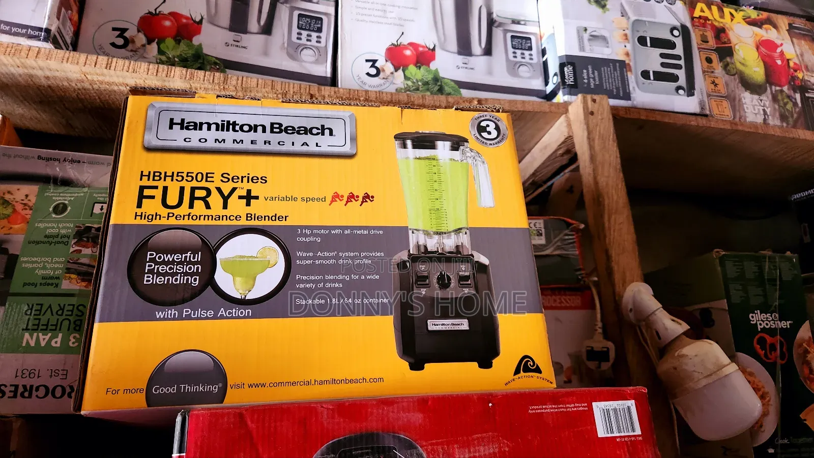 Hamilton Beach Commercial Hbh550e Series Fury+ Blender