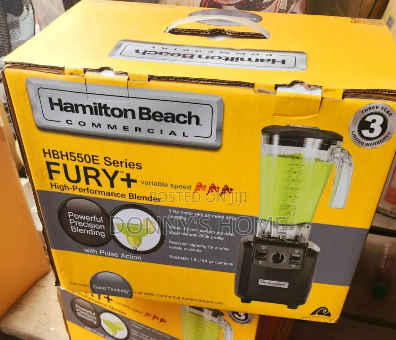Hamilton Beach Commercial Hbh550e Series Fury+ Blender