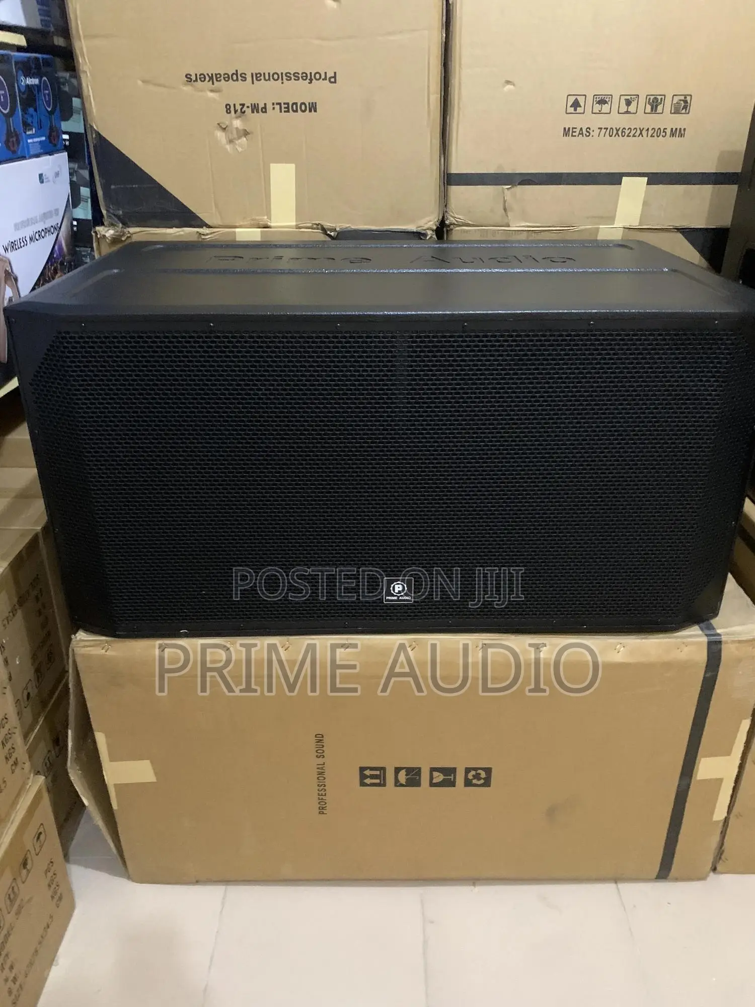 Prime Audio Pm218 Double Subwoofer (18 Inch’S Subwoofer)
