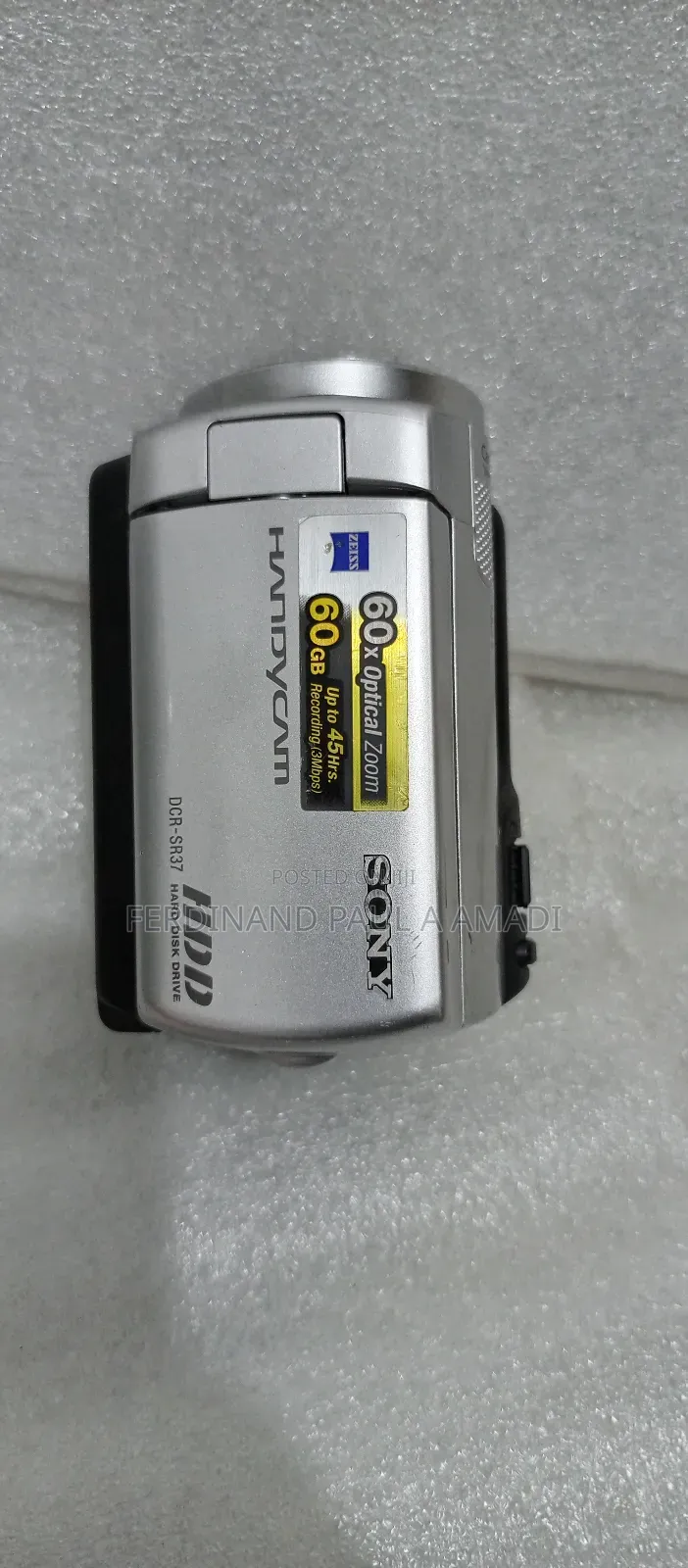 Sony Video Camera Harddisk 60gb and Memory Card