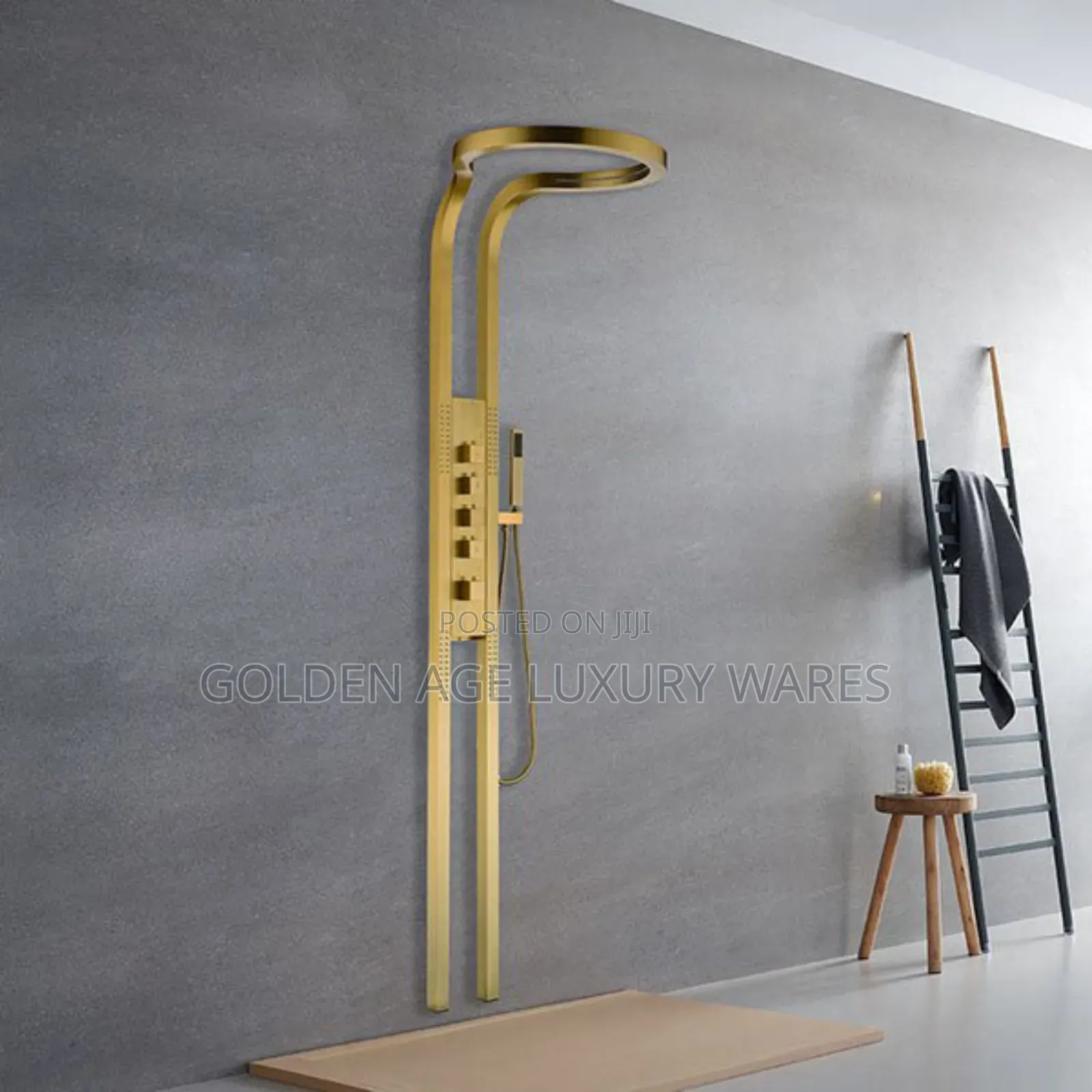 Gold Luxury Rainfall Shower