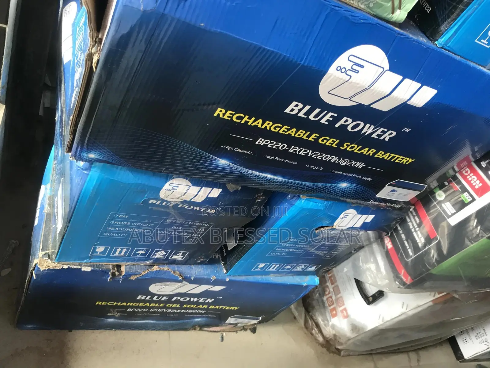 200ah 12v Blue Power Rechargeable Gel Bettery