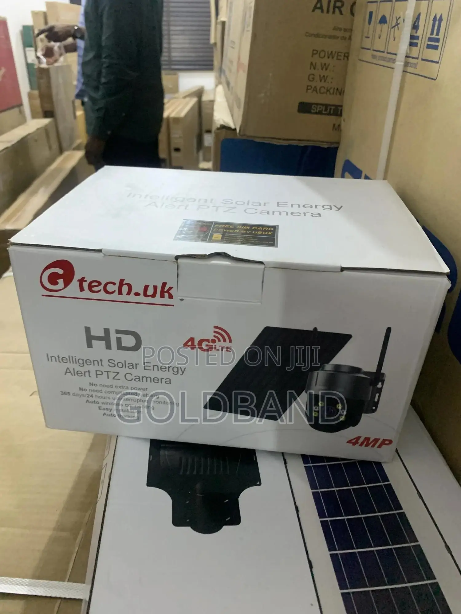 Hd PTZ 360degree Camera With Solar Charging Smart Tracking