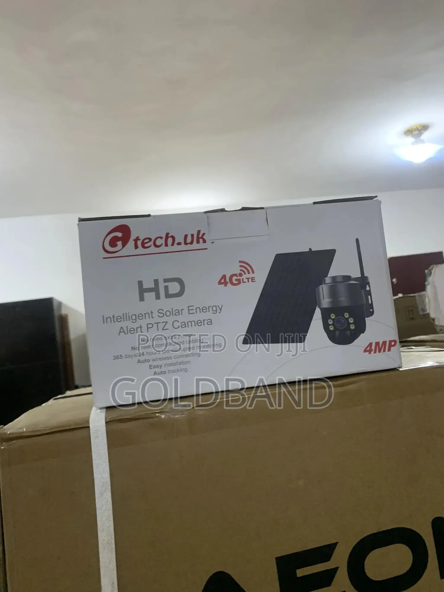 Wireless Solar PTZ Camera – Hd Lens, 360° Rotation