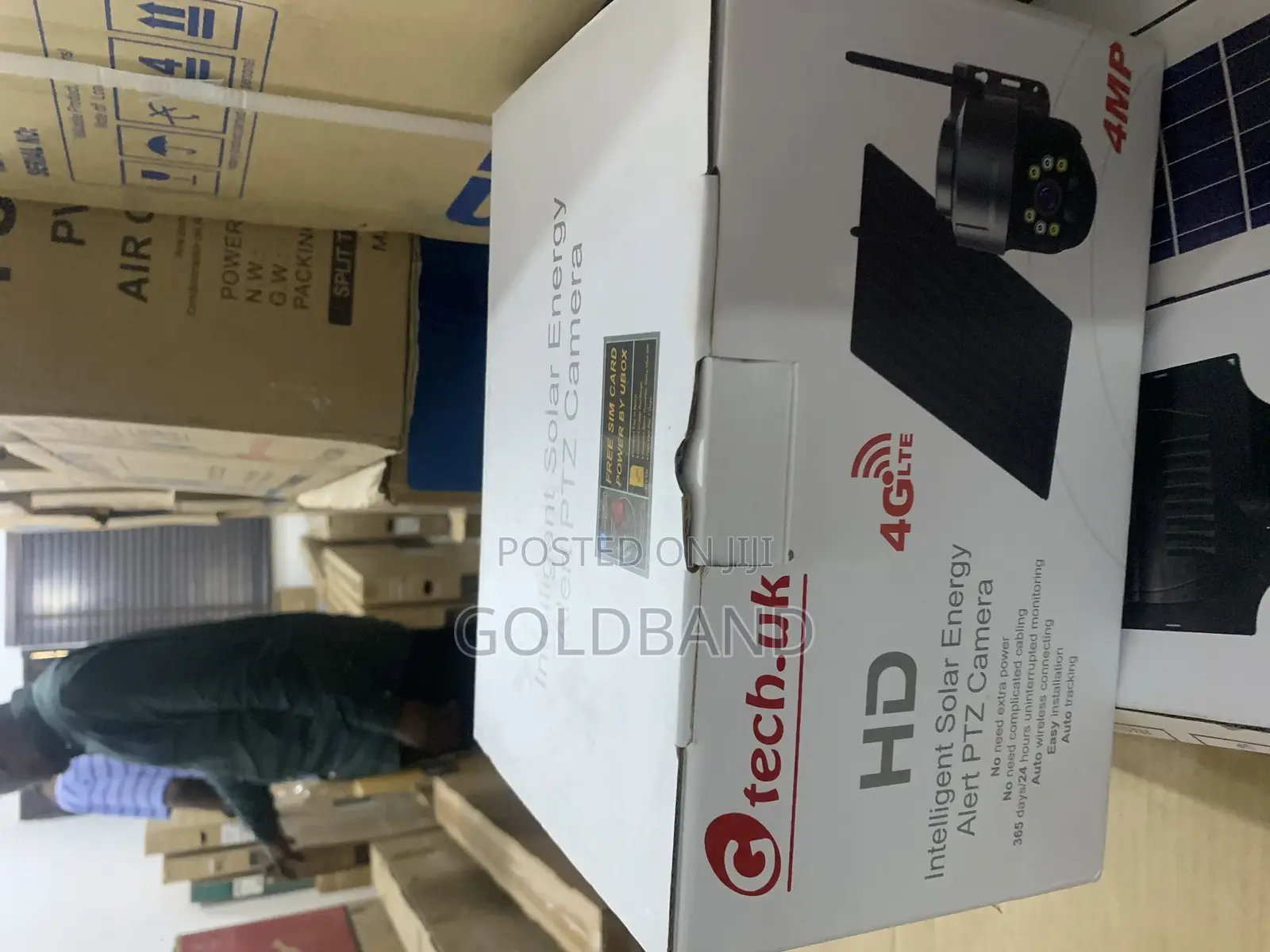 Hd Security Cam With PTZ Motion Alerts Solar Energy Source
