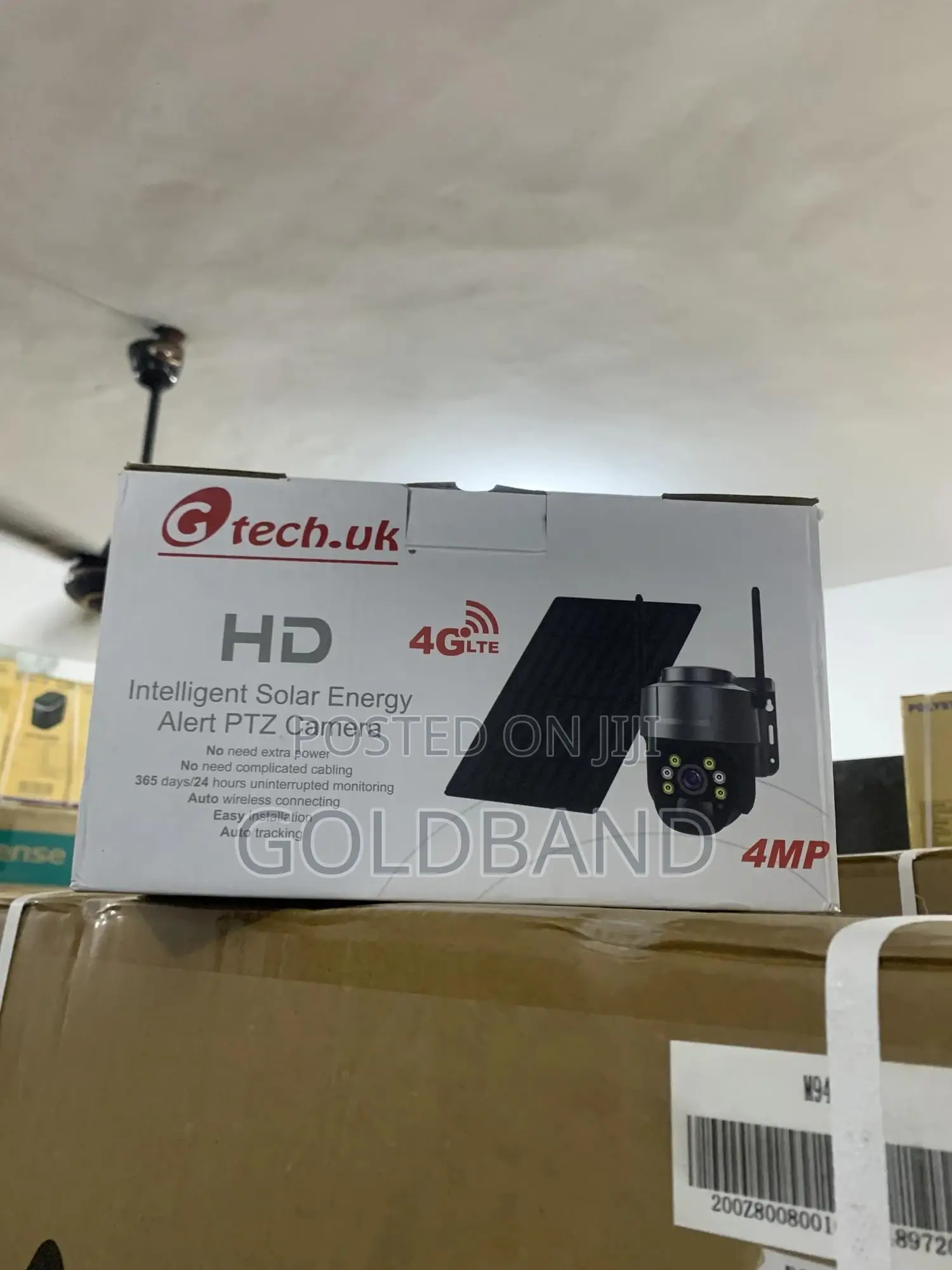 Smart Solar-Powered PTZ Camera – Motion Detection + App View