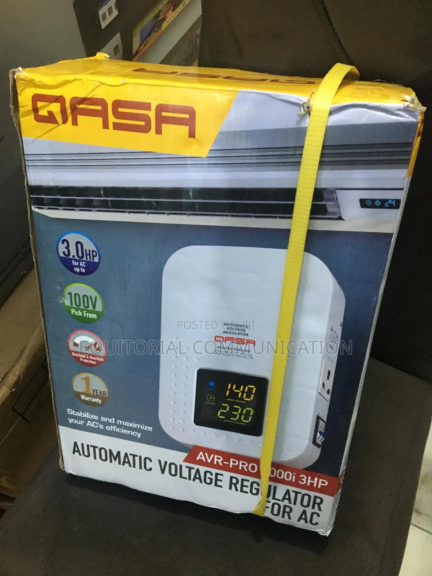 Qasa Avr-Pro 5000i – Digital Display Surge Protection