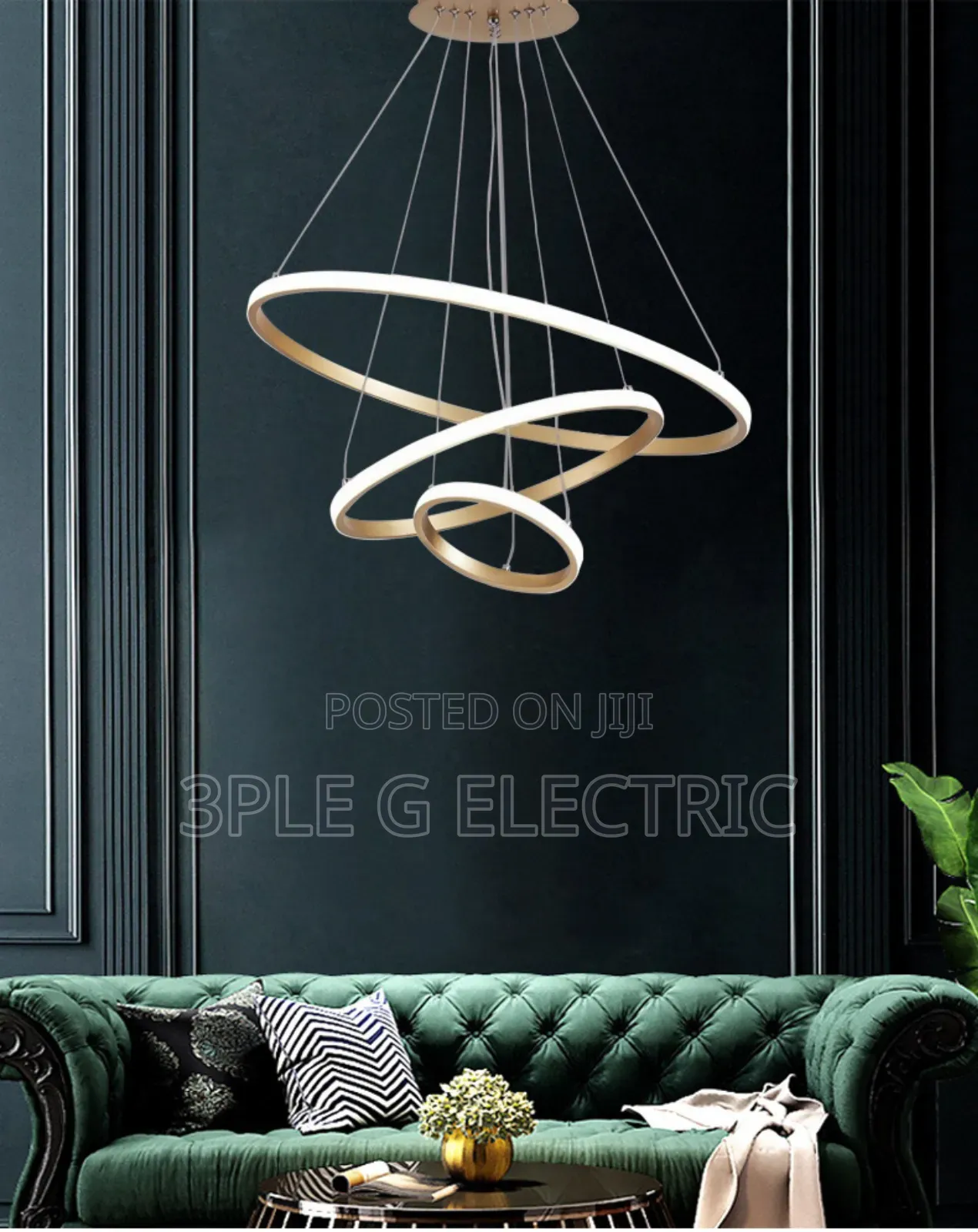 By 3 Rings Dropping Chandelier