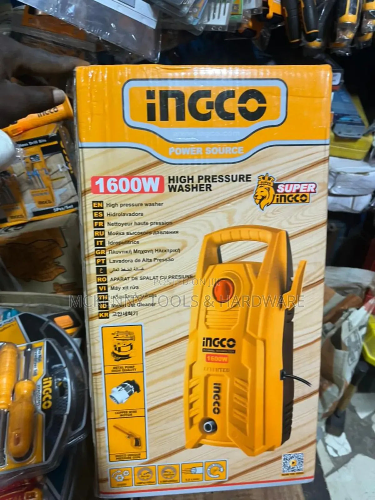 Ingco Pressure Washers 1600 Watts High Pressure Washer 1600w