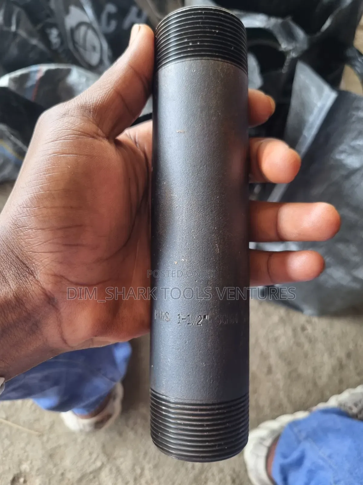 1-1⁄2"x 8"Mild Steel Barrel Nipple(Sch80)