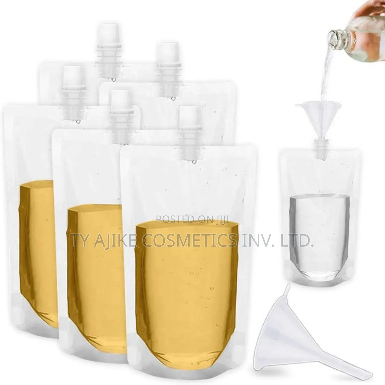 Pouch With Spout for Liquid - Transparent, 500ml