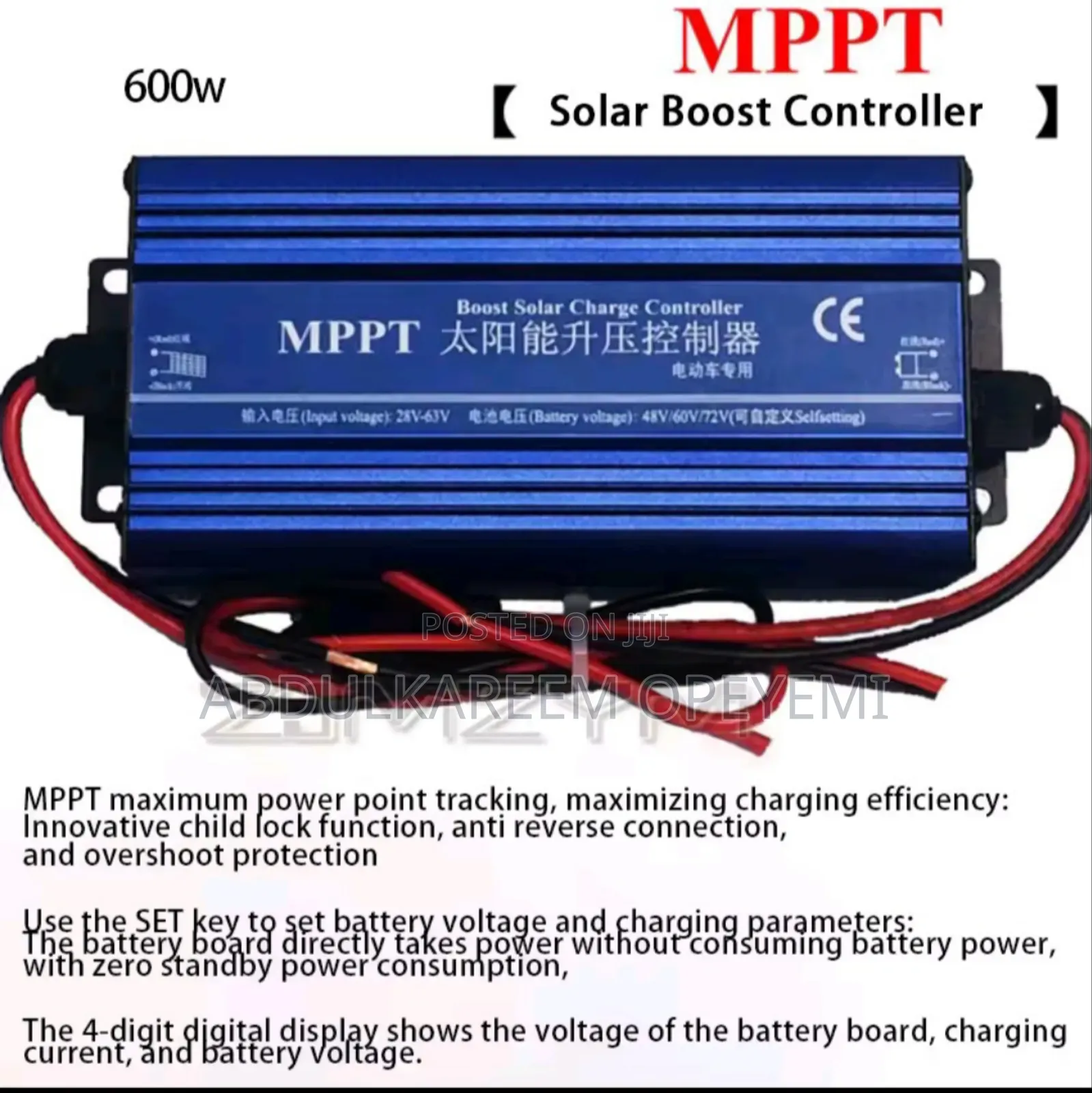 MPPT Boost Controller