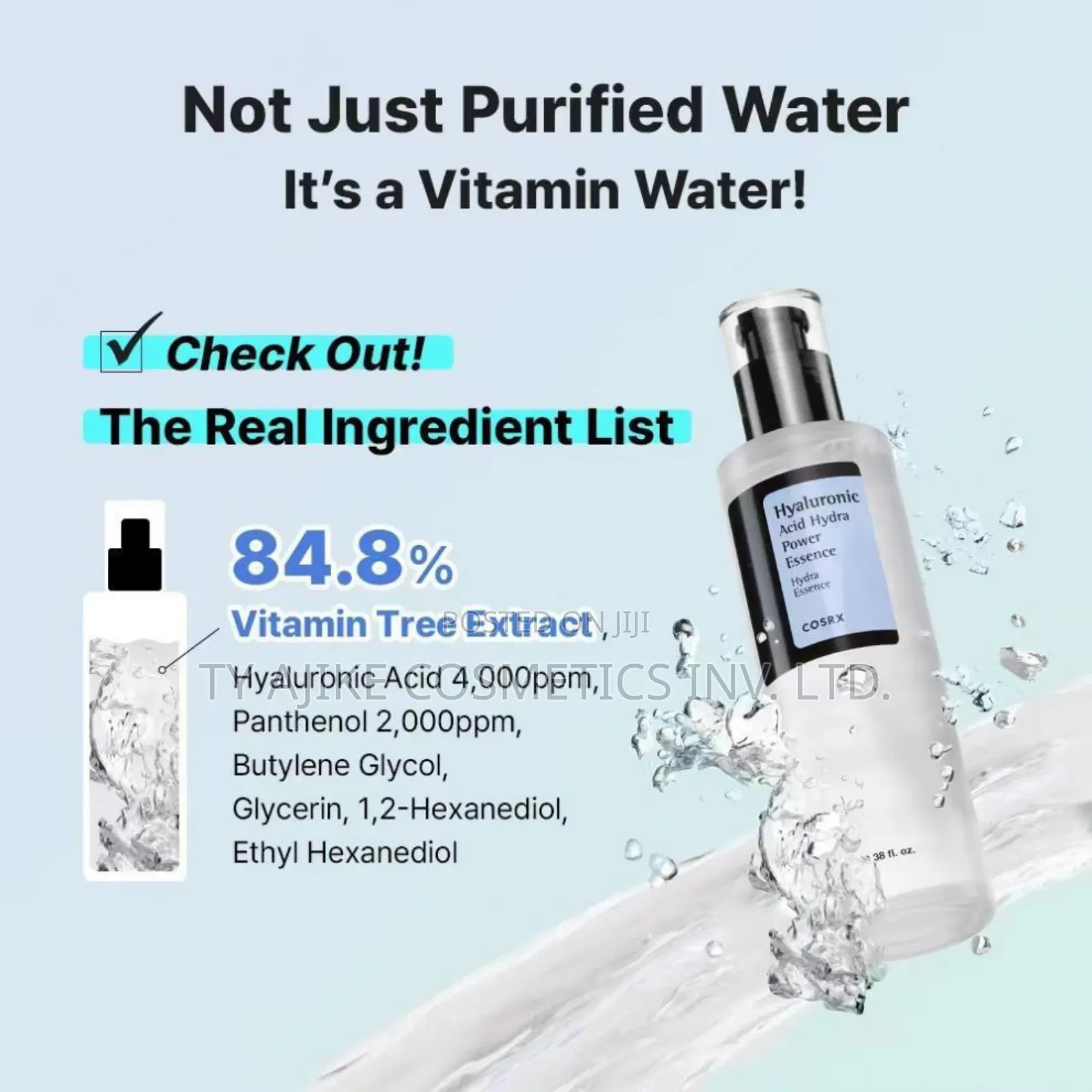 Hyaluronic Acid Hydra Power Essence, 100ml