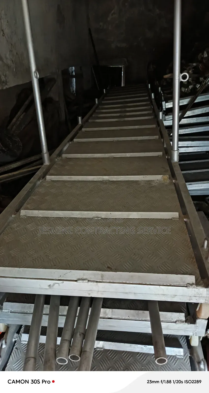 Aluminum Gangway Ladder 7 Mtrs