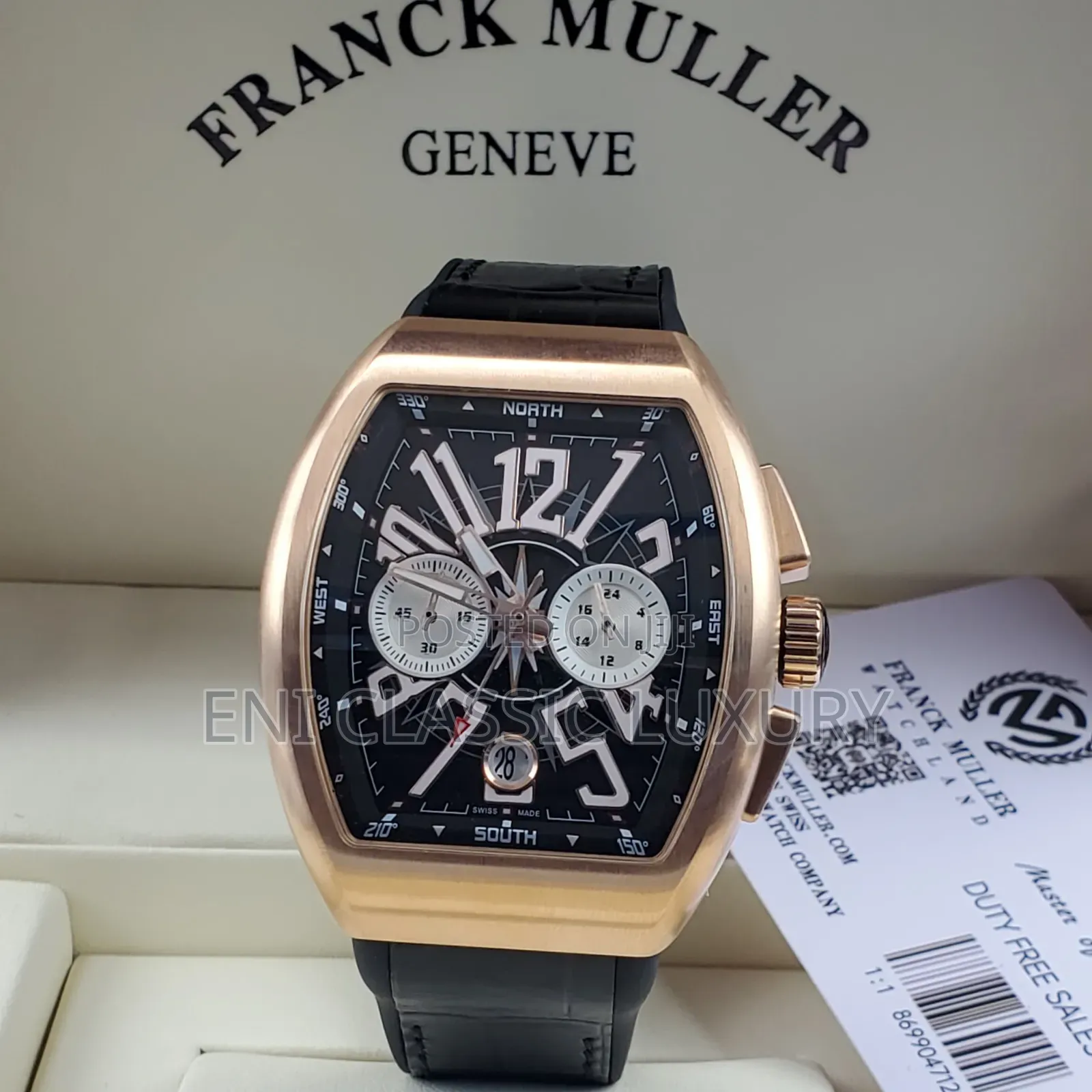 Designer Luxury Men's Wristwatches Frank Muller Well Branded