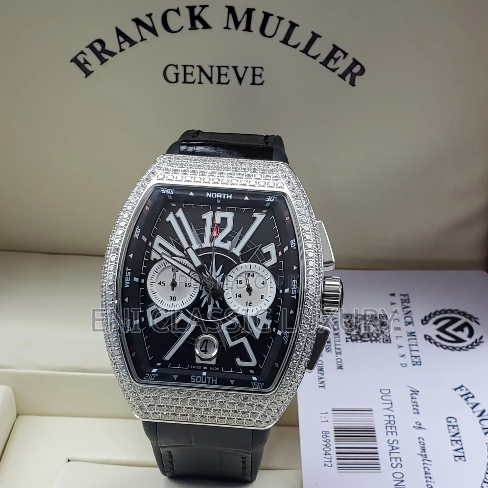 Designer Luxury Men's Wristwatches Frank Muller Well Branded