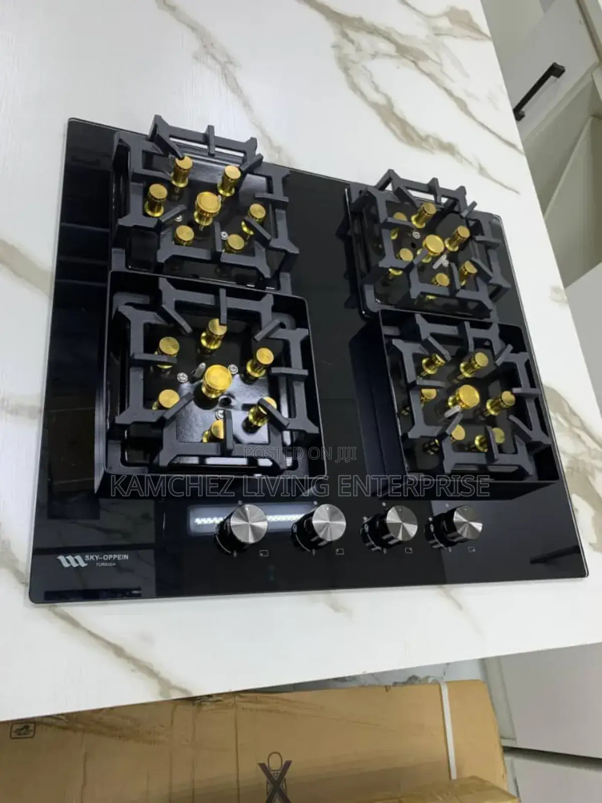 Sky Oppein 4-Burner Built-in Gas Hob –With Turbo Flame