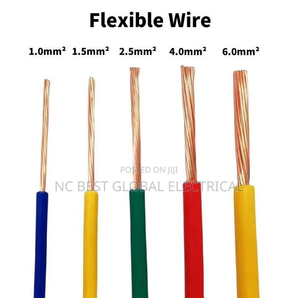 1mm to 6mm Single Flexible Cable