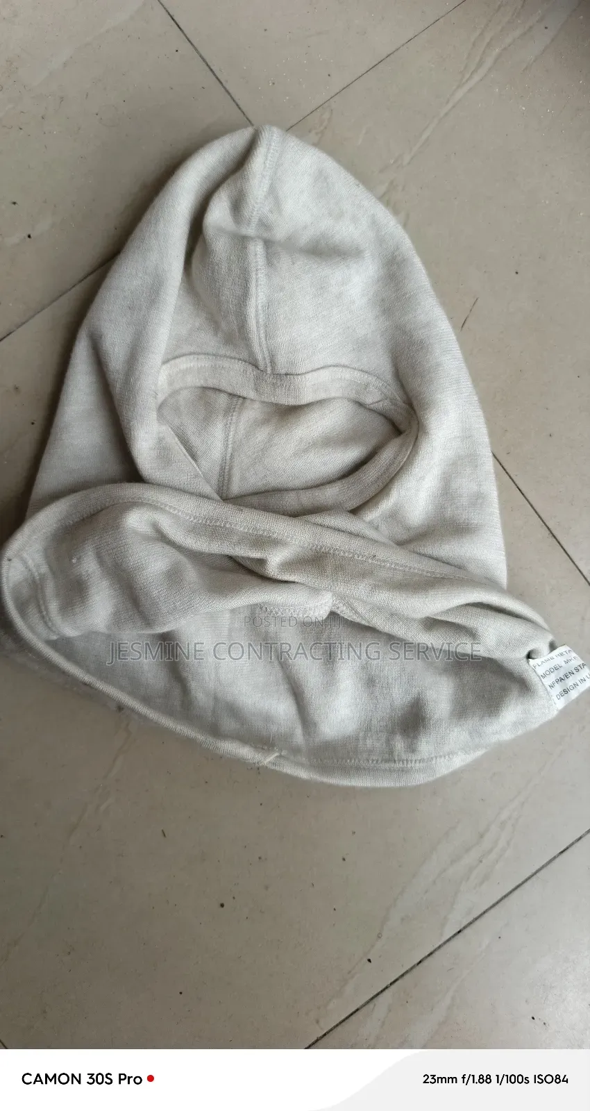 Fire Resistance Hood For Sandblasting