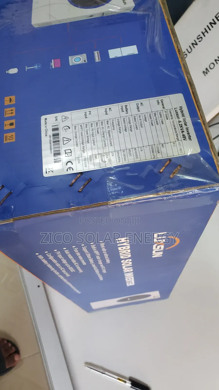 6.2kva Hybrid Luxsun 48v