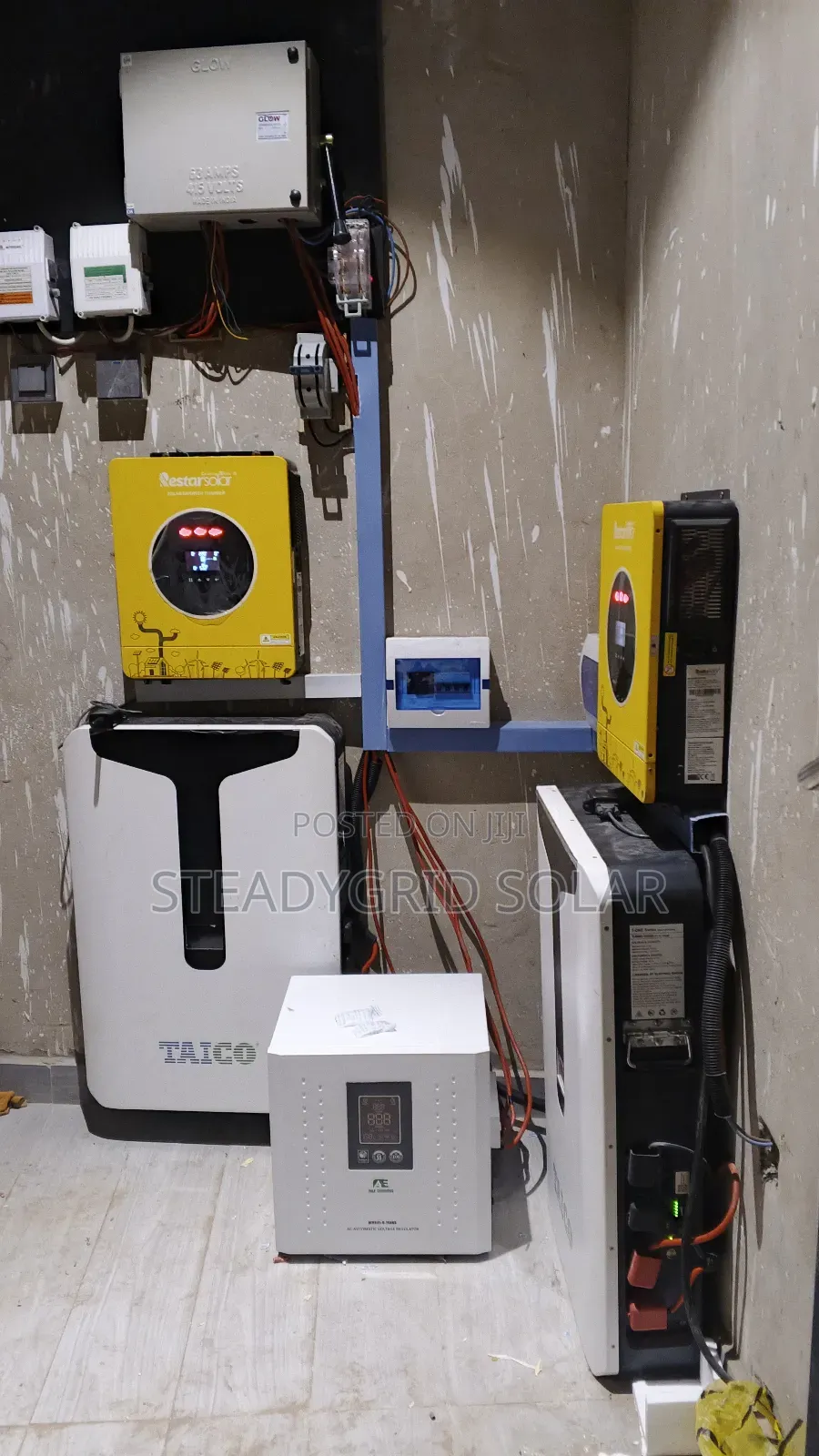 12kva Solar Powered Inverter/ 20kwh Installation