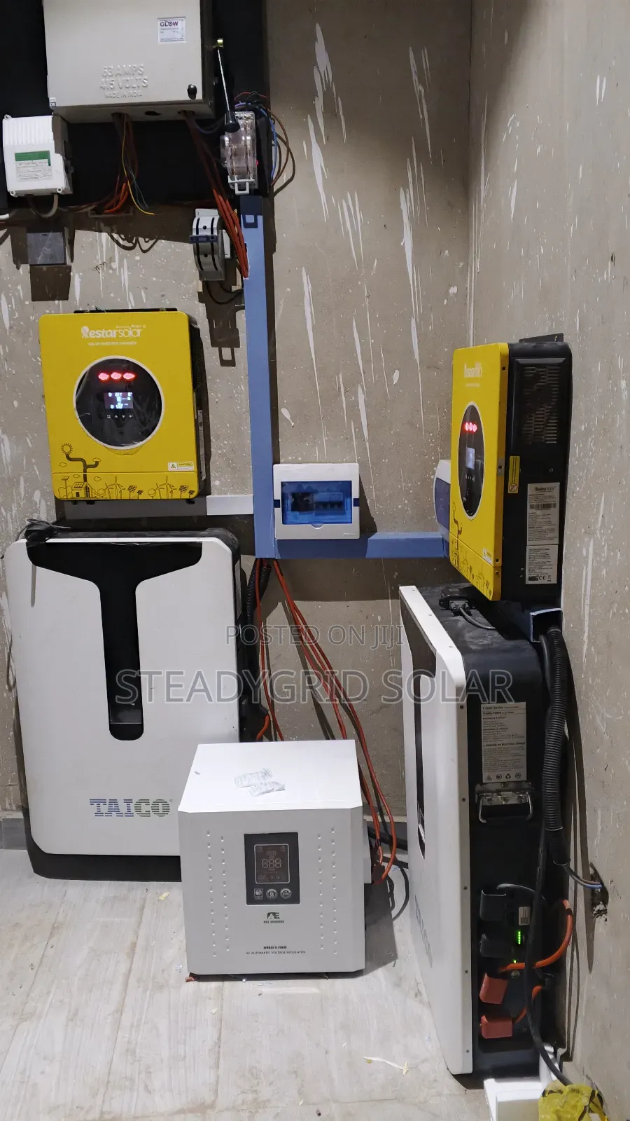 12kva Solar Powered Inverter/ 20kwh Installation
