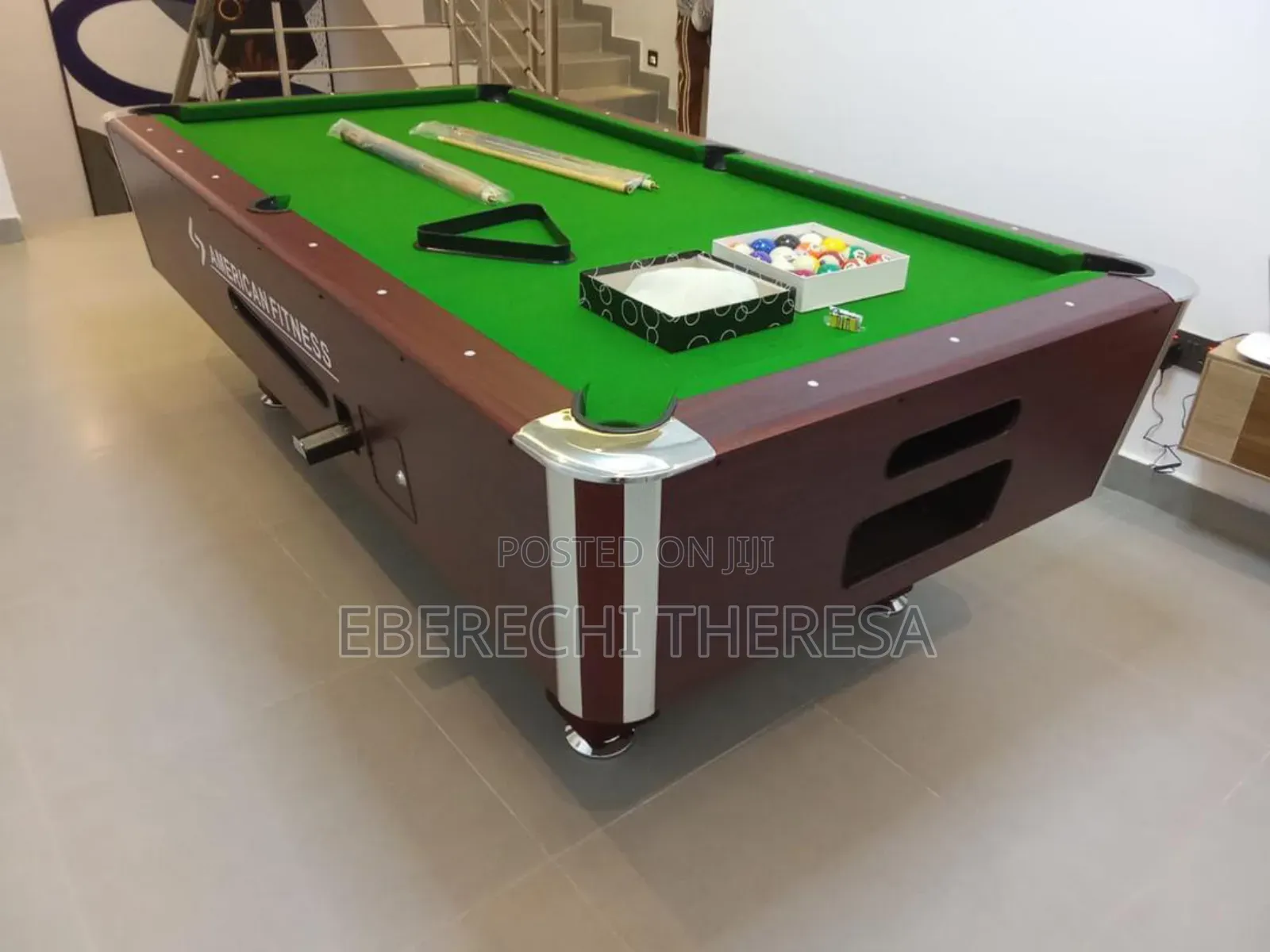 8ft American Fitness Marble And Coin Snooker Board