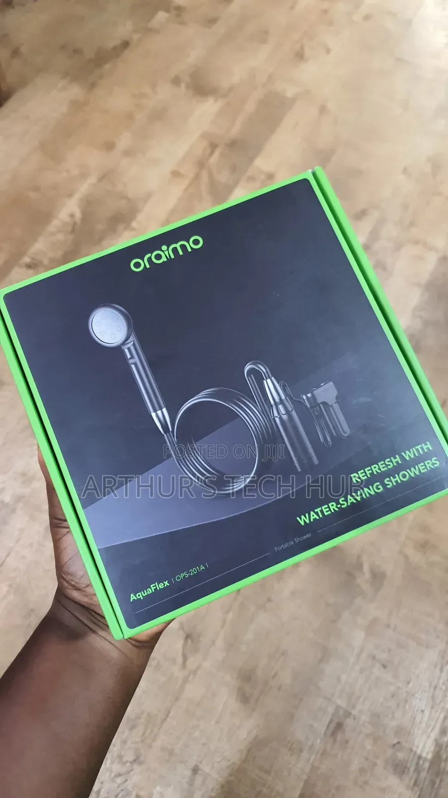Oraimo Shower Pump Portable And Rechargeable