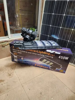 Ai 2in1 450w Solar Street Light Camera 360°
