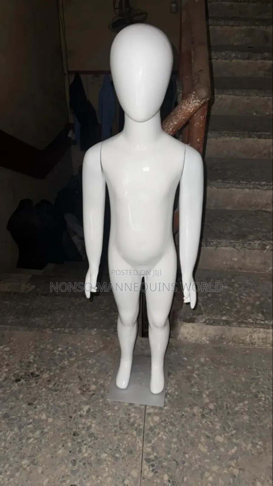 Naija Made Age 5 To 8 Years Unisex Glossy White Kids Dummy