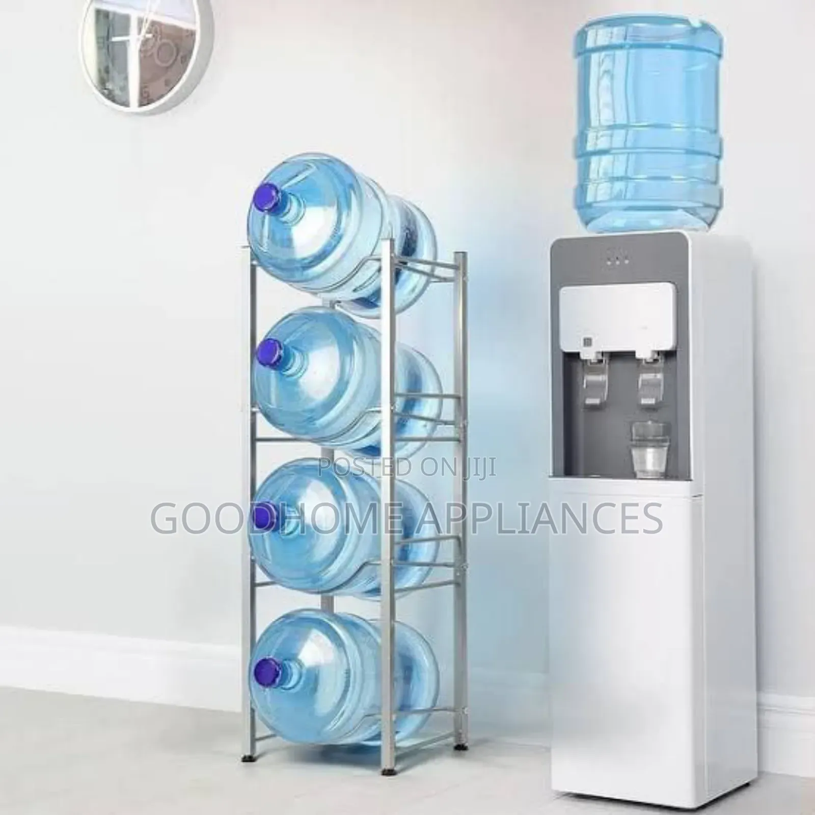 4 Layer Water Dispenser Rack (Silver)