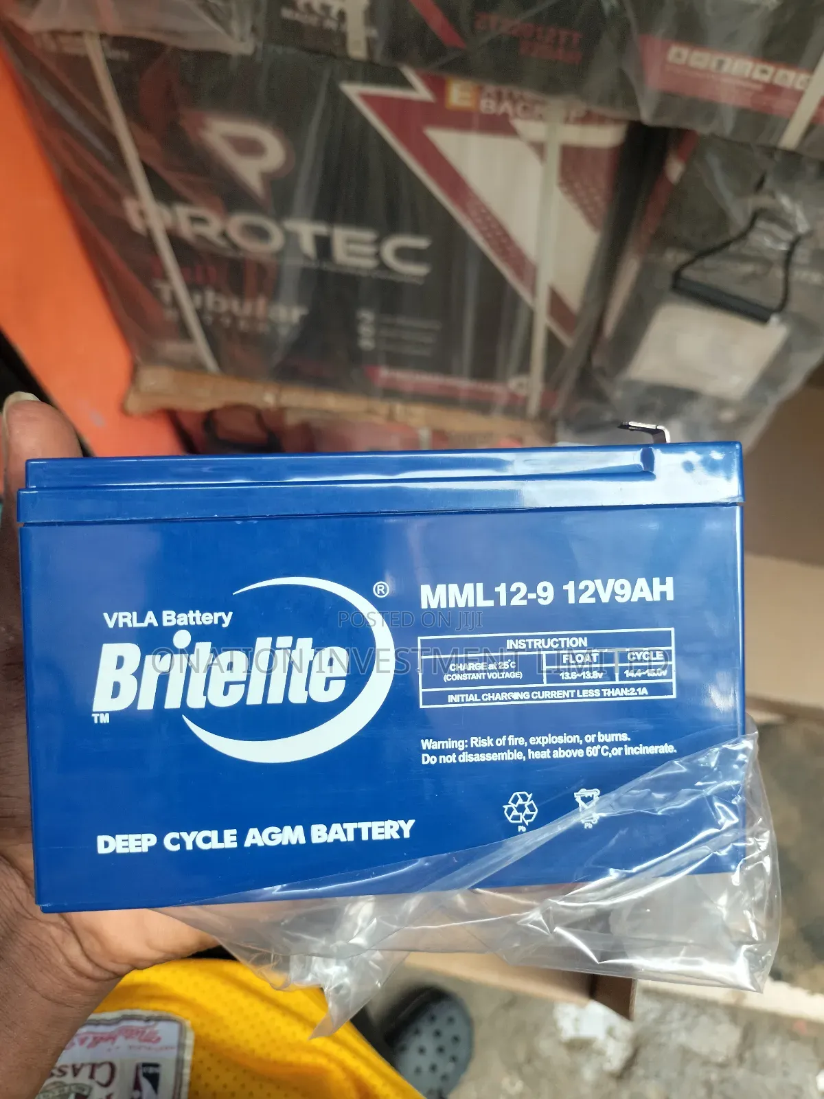 9ah 12v Britelite Batteries