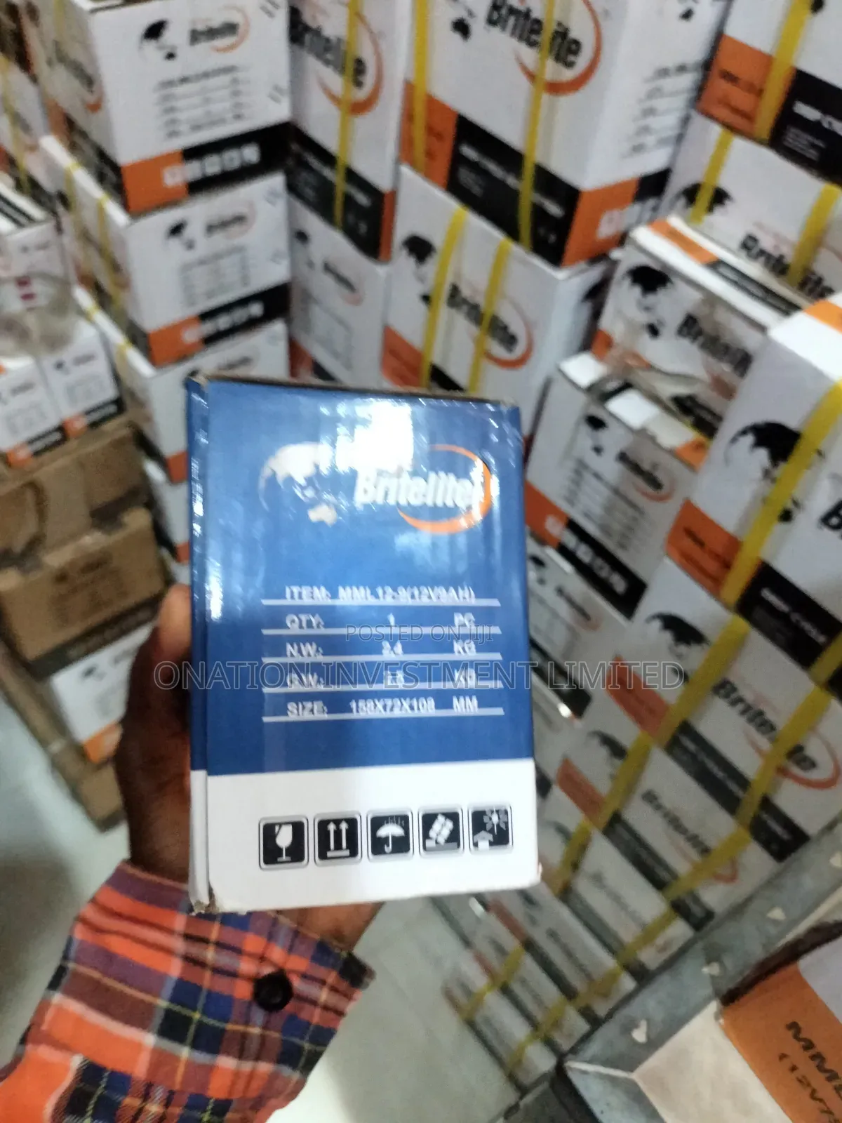 9ah 12v Britelite Batteries