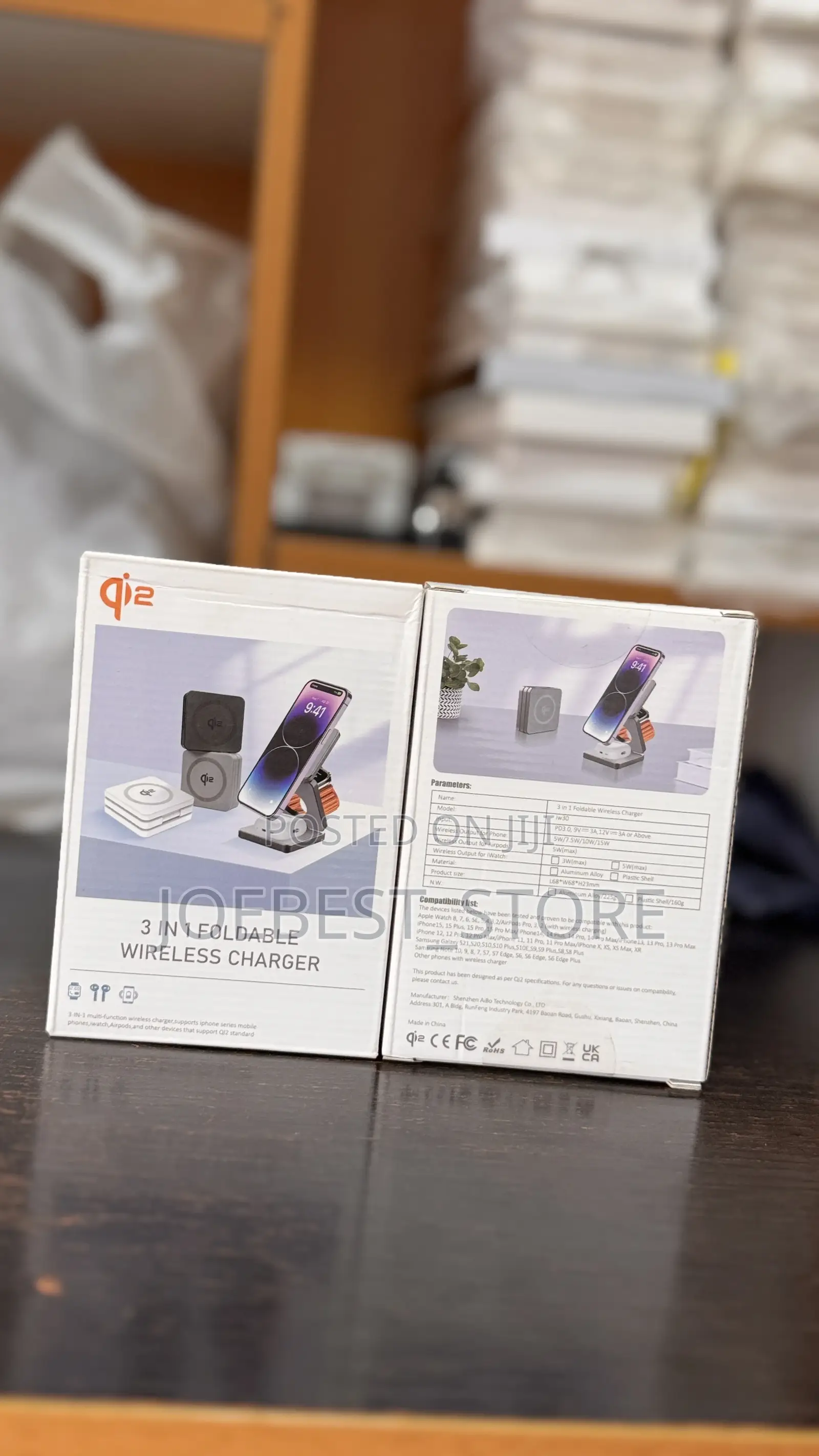 3 In 1 Foldable Wireless Fast Charger