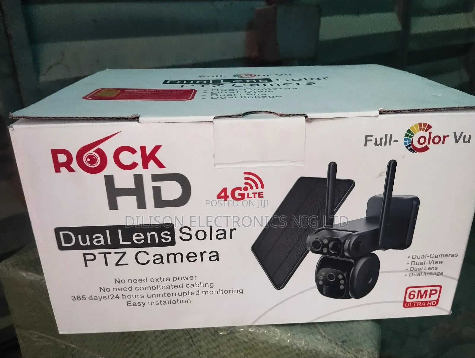 Rock Dual Lence PTZ Solar Camera 4glit