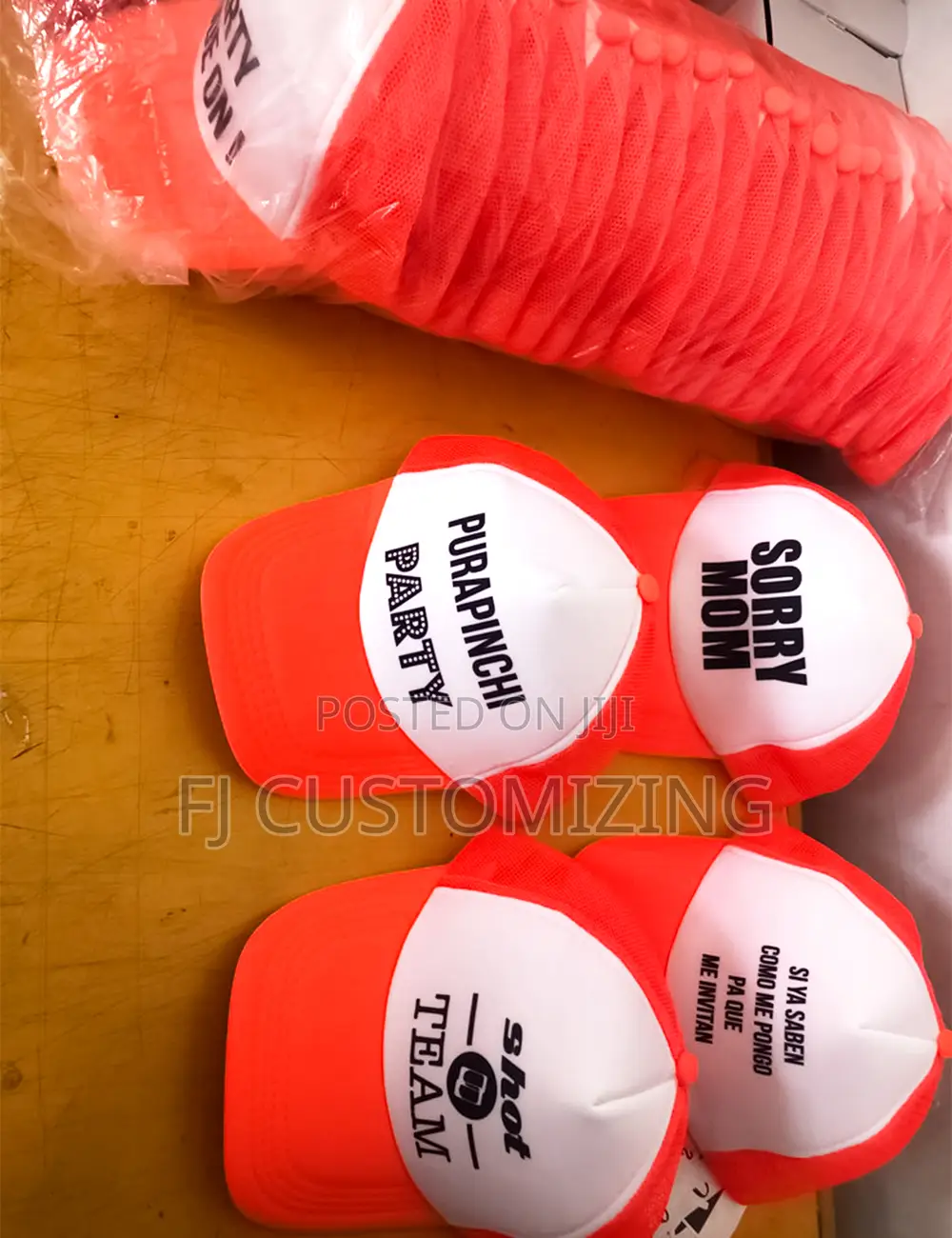 Bulk Caps Branding
