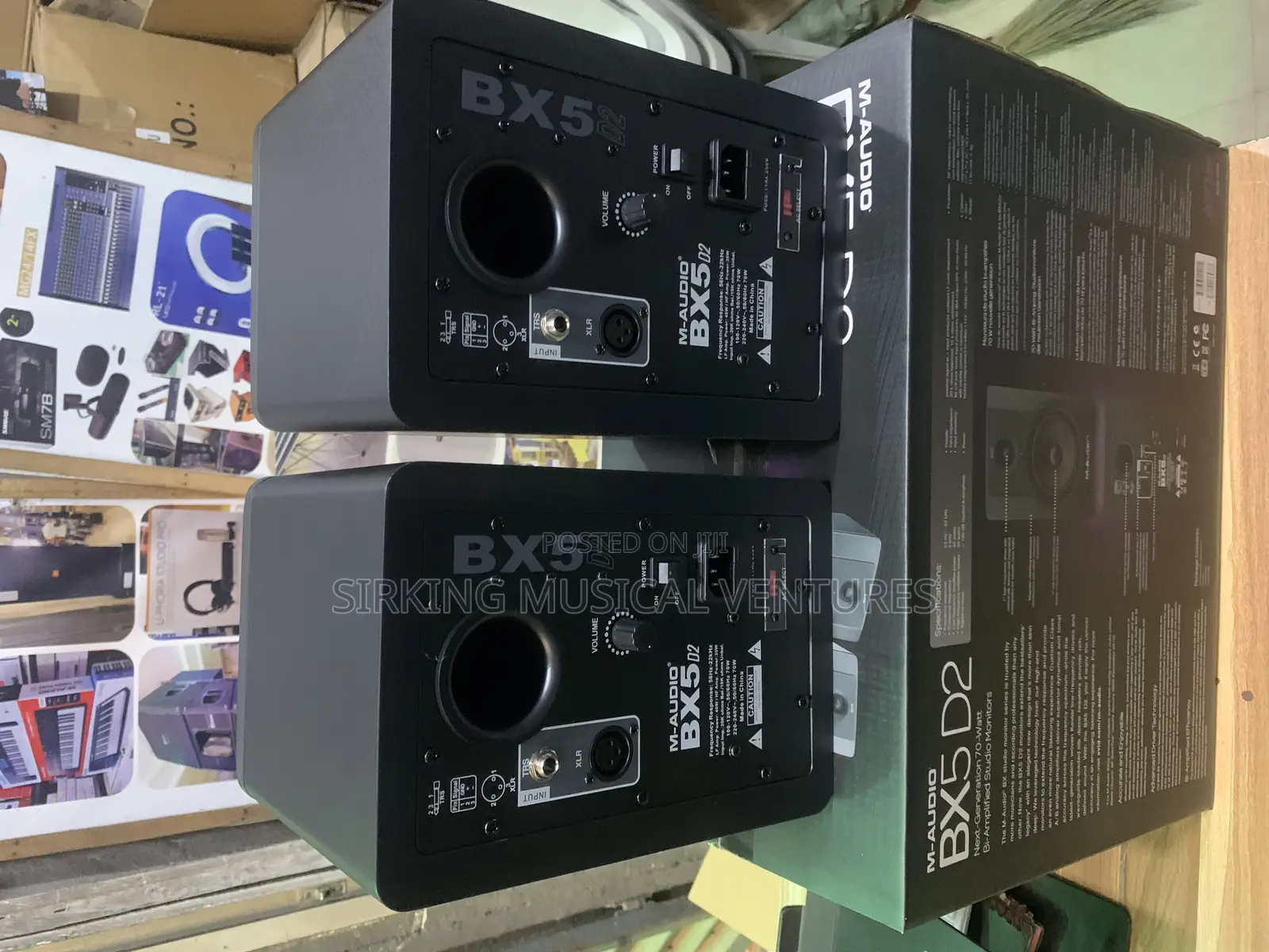 Studio Monitor Speaker M-Audio Bx5-D2 70watts