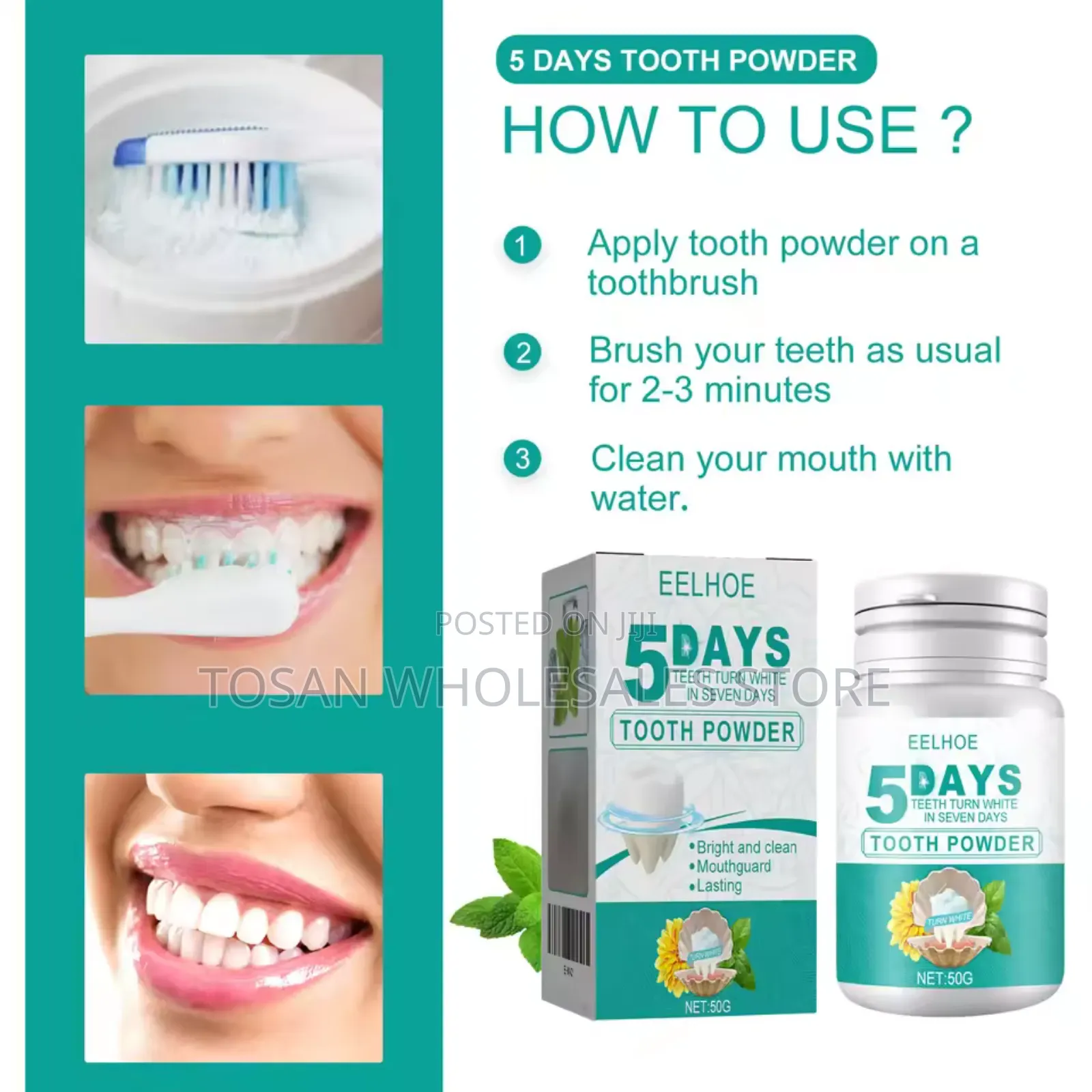 5days Teeth Whitening Powder