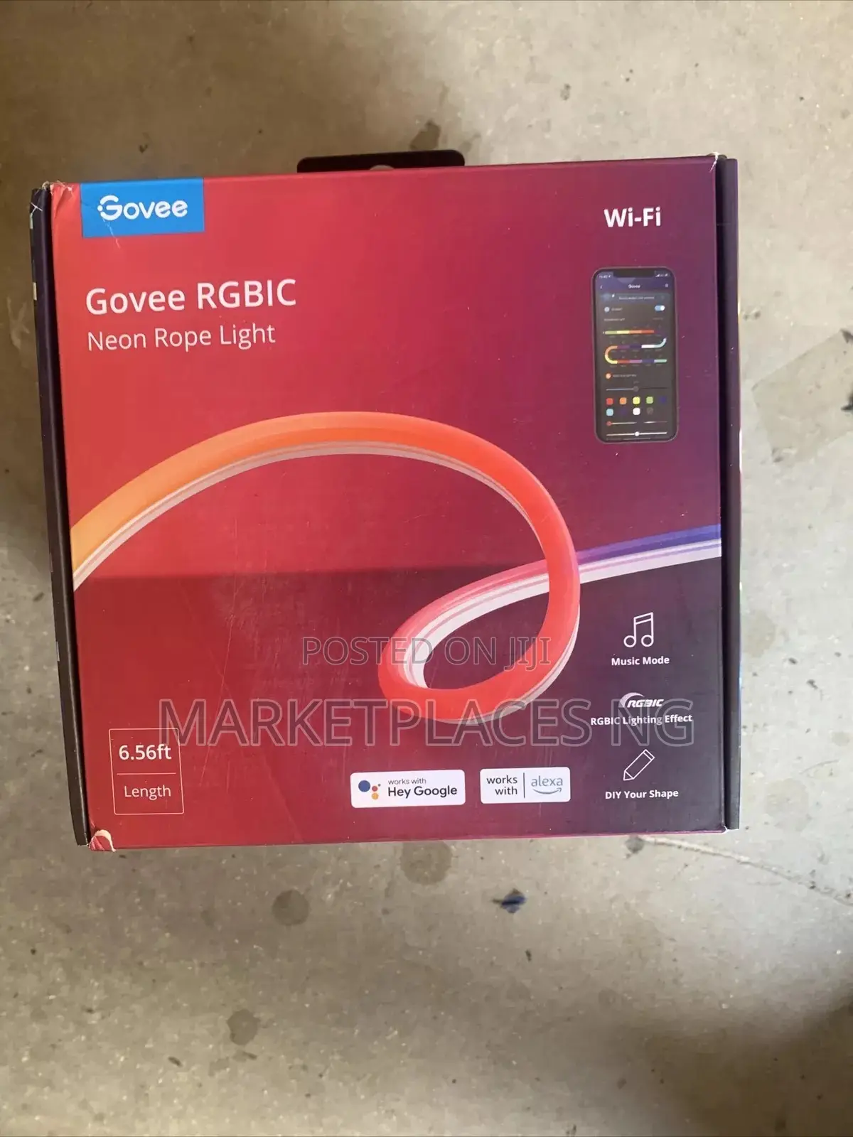 Rgbic Neon Rope Light – 6.5ft Smart Led Strip