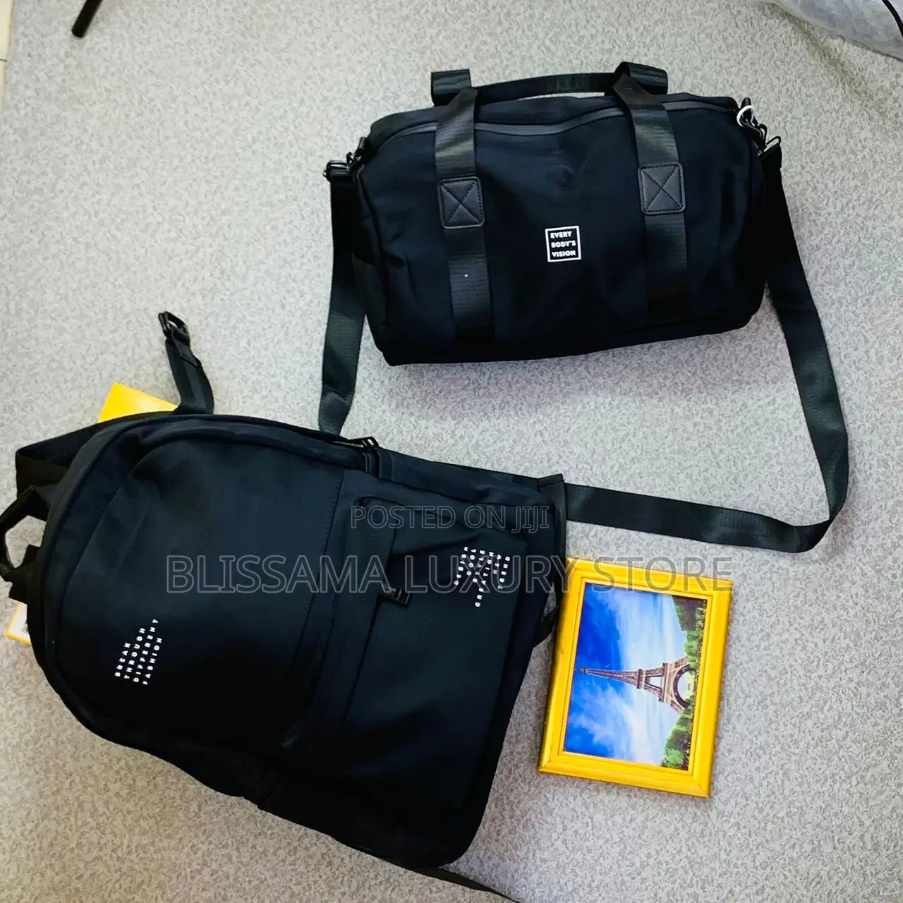 Premium Luxury Designer Bagpack/Duffle Bag Combo (35k Each