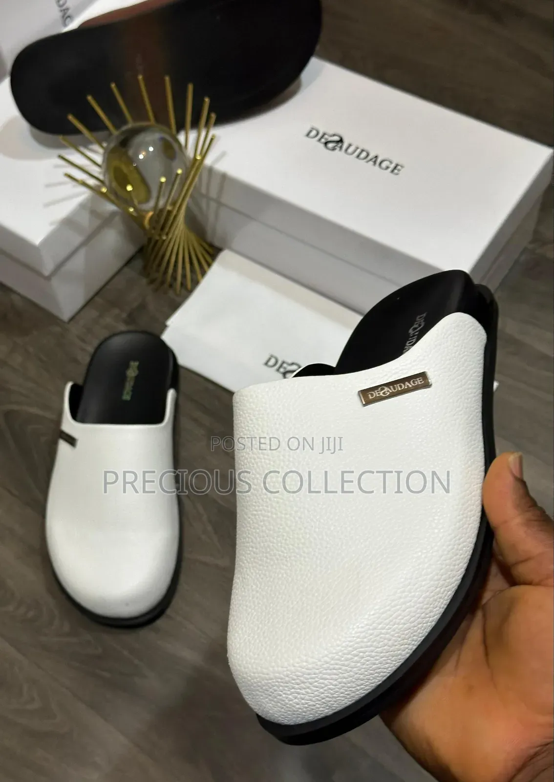 High Quality Desaudage Leather Half Cover Slide