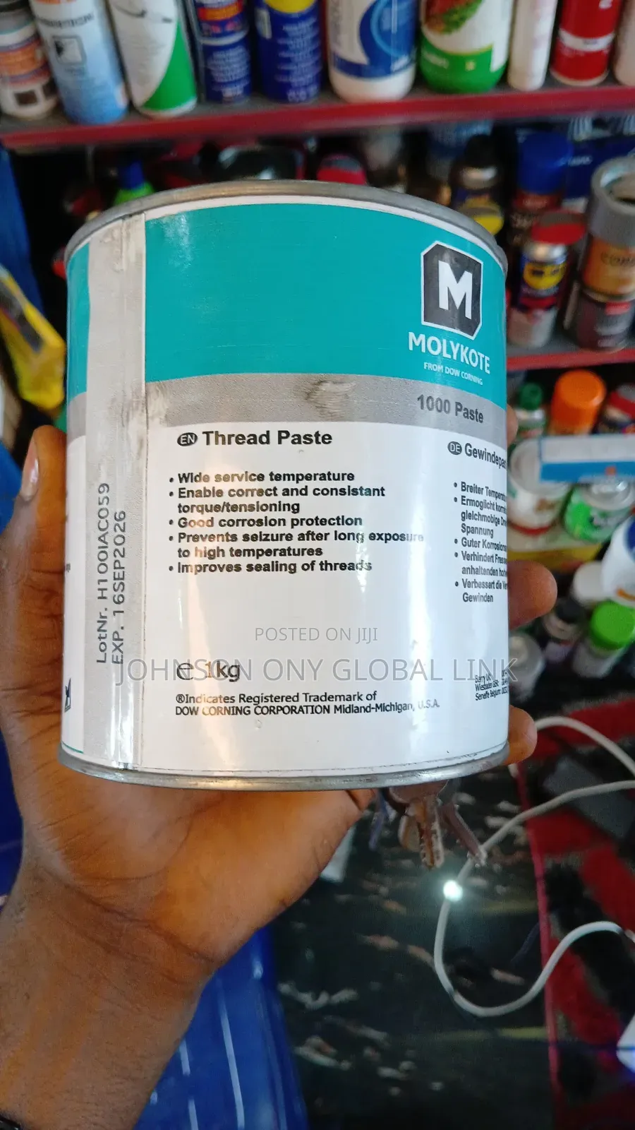 Molykote 1000 Anti Seize Paste