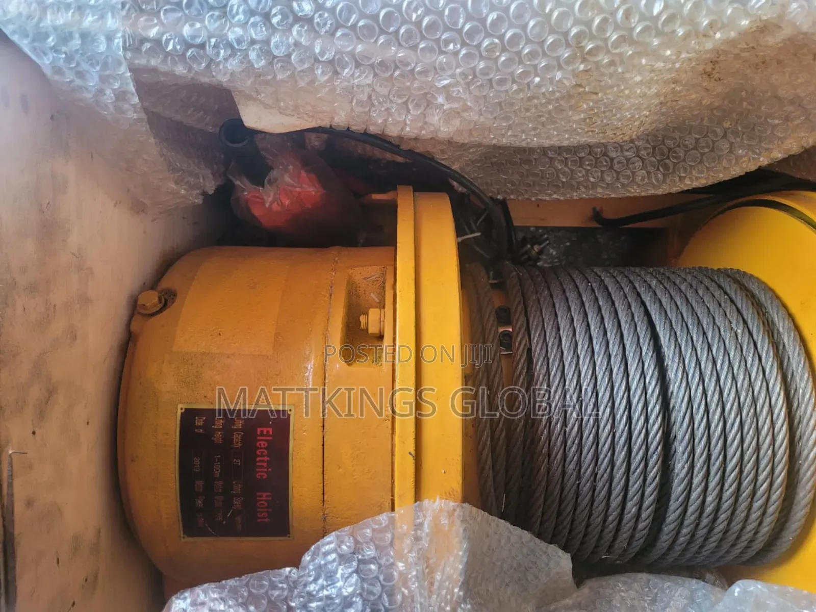 Electric Winch With Wire Sling 2ton